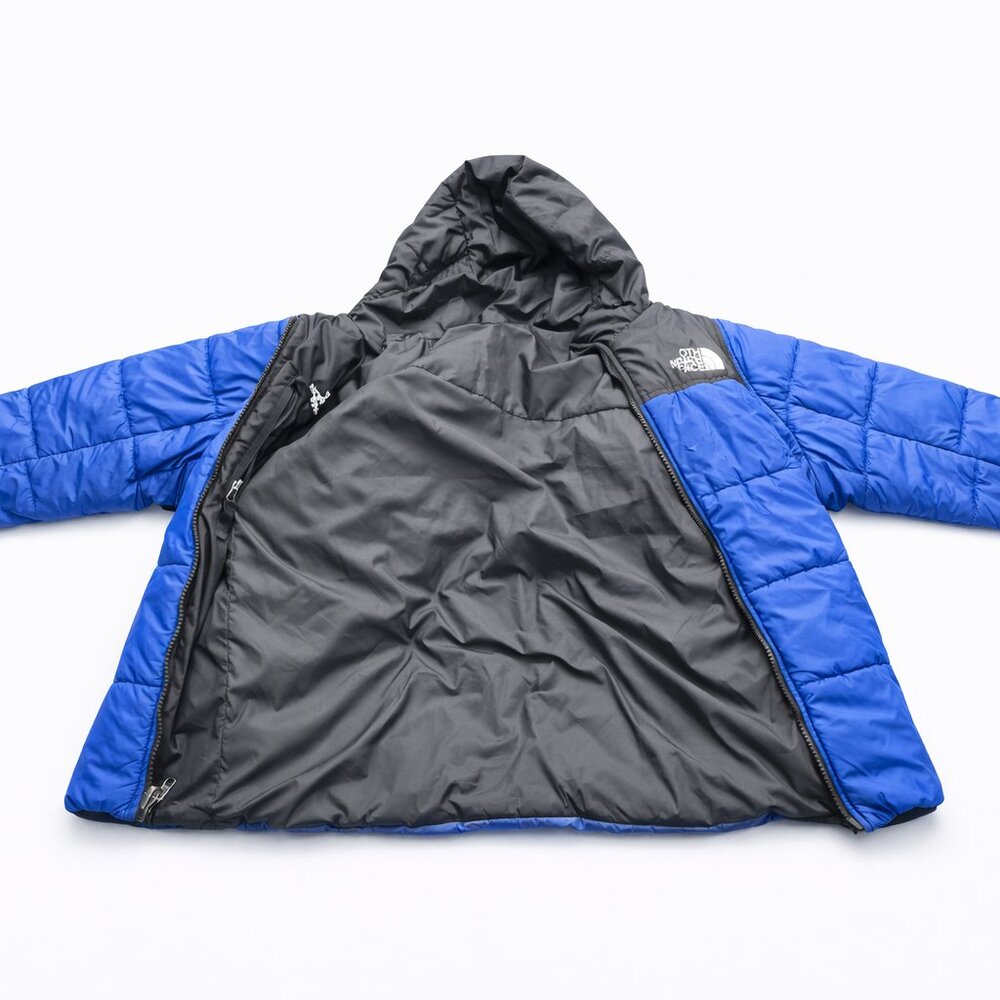 The North Face Reversible boys Hooded lightweight puffer Jacket